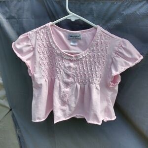 Women's Anthony Richards pink crop top. Size S.